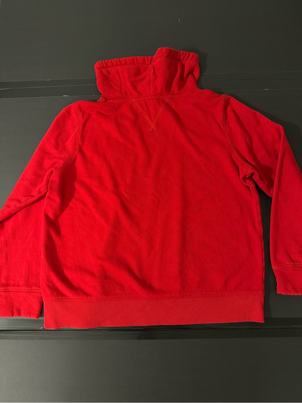Tommy Hilfiger Sport Red Cowl Neck Funnel Neck Sweatshirt Pullover Womens Large - Picture 5 of 7